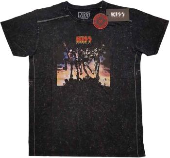 Kiss Tričko Destroyer (Wash Collection) Unisex Black XL