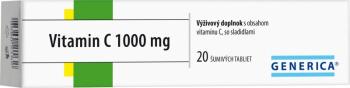GENERICA Vitamin C 1000 mg 20 šumivých tabliet
