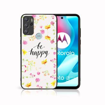 MY ART Silikónový obal Motorola Moto G60s BE HAPPY (019)