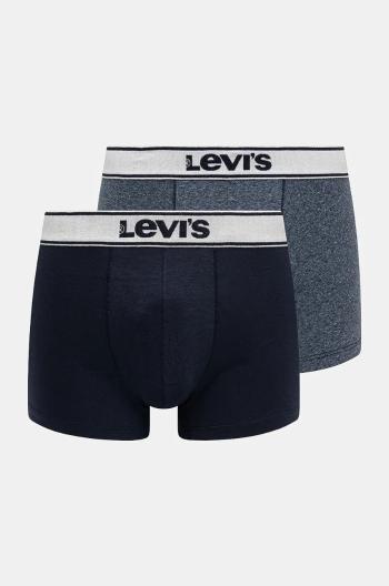 Boxerky Levi's 2-pak pánske, tmavomodrá farba, 37149-0935