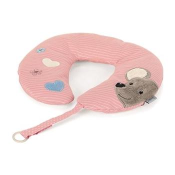 Sterntaler, nákrčník baby myška Mabel 24 cm + šnúrka na cumlík  6512001 (13252)