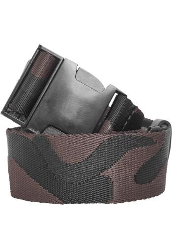 Urban Classics Jaquard Camo Belt black/brown - 120cm