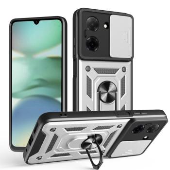 RING CAMERA Kryt s držiakom pre Xiaomi Redmi A5 strieborný