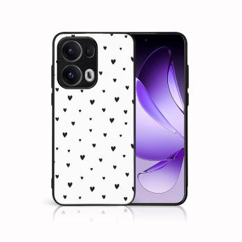 MY ART Ochranný kryt pre Oppo Reno13 Pro 5G BLACK HEARTS (167)