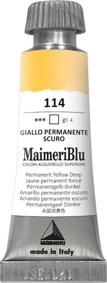 Maimeri Blu Akvarelová farba Permanent Yellow Deep 114 12 ml 1 ks
