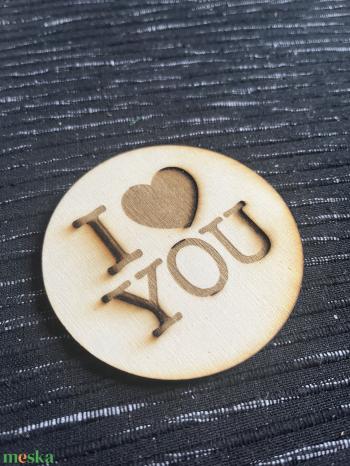 Poháralátét “I love you”