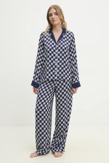 Pyžamo Dkny dámske, tmavomodrá farba, YI90045