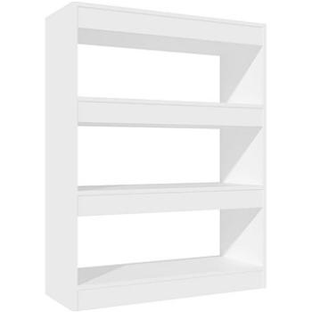 Shumee deliaca stena biela 80 × 30 × 103 cm kompozitné drevo, 811700