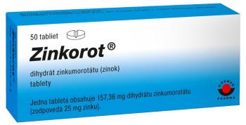 ZINKOROT 25 mg 50 tabliet