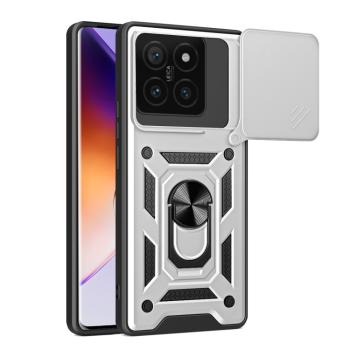 RING CAMERA Kryt s držiakom pre Xiaomi 14T strieborný