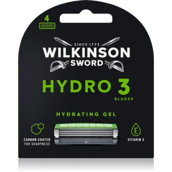 Wilkinson Sword Hydro3 Skin Protection Black Edition náhradné hlavice 4 ks