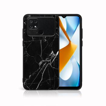 MY ART Ochranný kryt pre Xiaomi Poco C40 BLACK MARBLE (142)