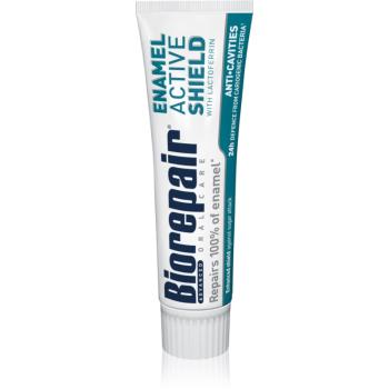 Biorepair Advanced Active Shield pasta proti zubnému povlaku a pre zdravé ďasná 75 ml