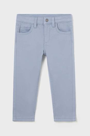 Detské bavlnené nohavice Mayoral slim fit basic jednofarebné, 563