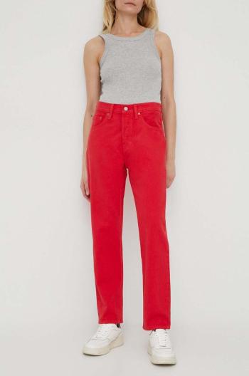 Rifle Levi's 501 CROP dámske, vysoký pás
