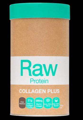 AMAZONIA Raw Protein Collagen Plus čokoláda s orieškami 450 g