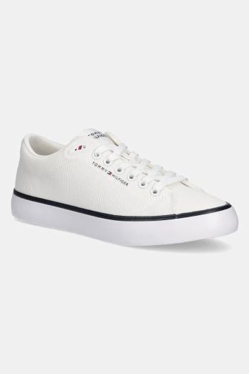 Tenisky Tommy Hilfiger TH HI VULC CORE LOW II MESH béžová farba, FM0FM05513