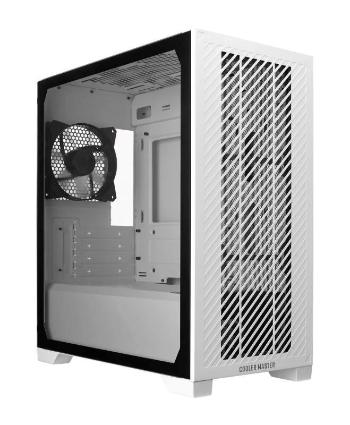 Cooler Master case Elite 301 Lite, mATX, Priehľadná bočnica, 1x 120mm Fan, Biela