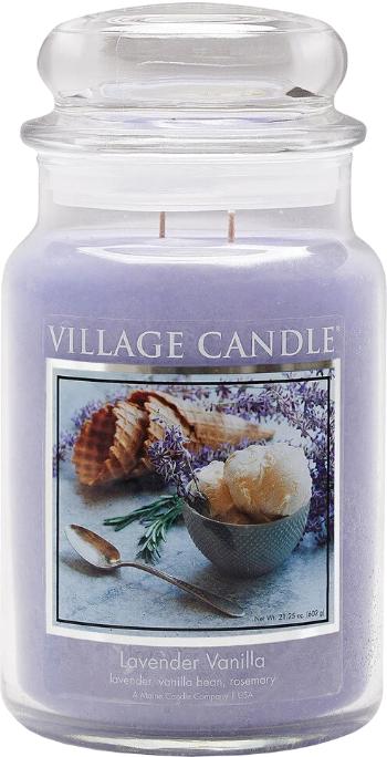 Village Candle Vonná sviečka v skle Lavender Vanilla 602 g