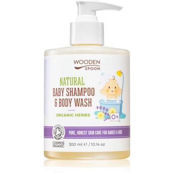 WoodenSpoon Natural šampón a sprchový gél pre deti s vôňou levandule 300 ml