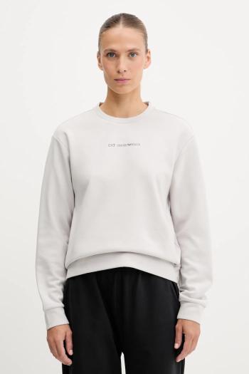 Mikina EA7 Emporio Armani šedá farba, s potlačou, AF10443.7W000799