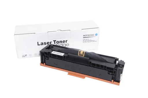 Kompatibilná tonerová náplň CF531A, 205A, 900 listov pre tlačiarne HP, azurová