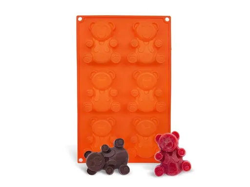 Forma na pečenie medvedíkov ORION 31x18x2cm Orange