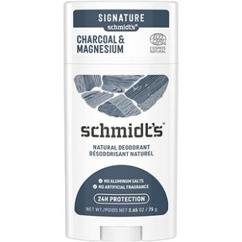 Schmidts Signature Aktívne uhlie + horčík tuhý dezodorant 58 ml (8710522489796)