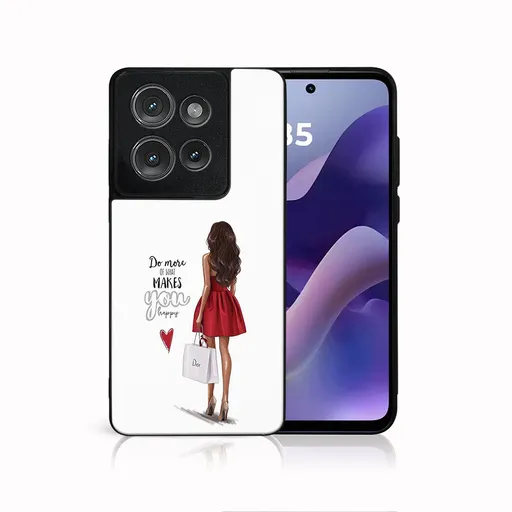 MY ART Ochranný kryt pre Motorola Moto G56 5G RED DRESS (137)