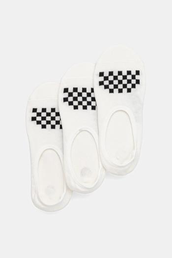 Ponožky Vans 3-pak biela farba, VN000QCAYB21
