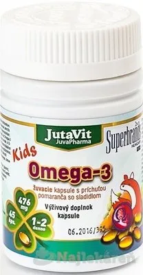 JutaVit Omega-3 Kids, 45 ks