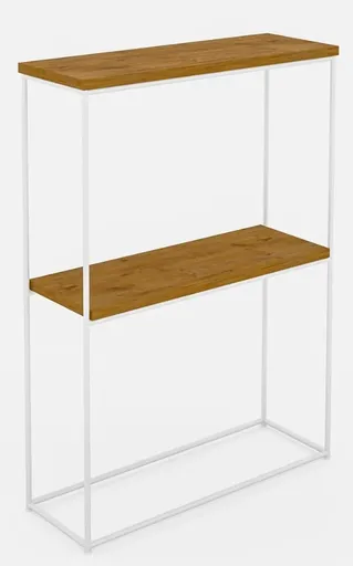 ArtAdrk Príručný stolík VELO | biele nohy Farba: Dub Lancelot