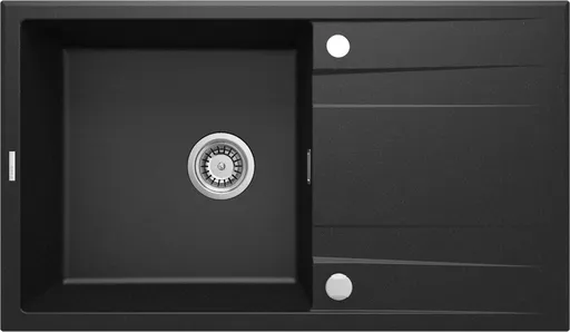 DEANTE DEANTE - Eridan grafit metalic - Granitový drez s odkvapkávačom ZQE_G113
