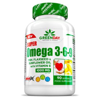 GREENDAY Super omega 3-6-9 90 kapsúl