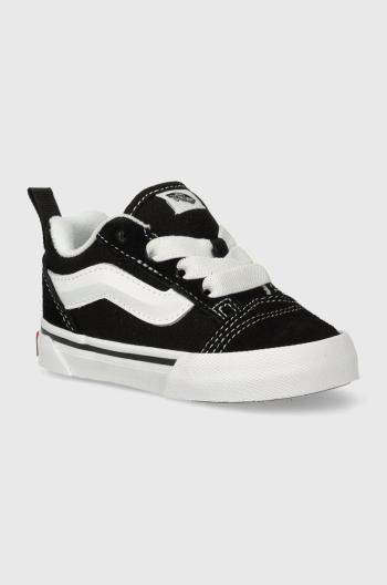 Detské tenisky Vans Knu Skool Elastic Lace čierna farba