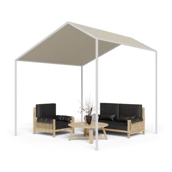 Blumfeldt La Rochelle Gazebo, šikmá pergola, hliníkový rám, UV 50+, polyesterová tkanina