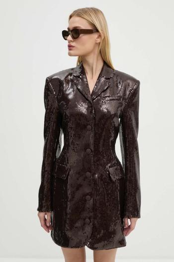 Šaty Rotate Mini Blazer Dress hnedá farba, mini, priliehavé, 1127522910