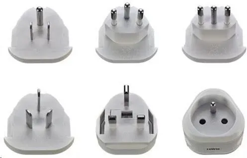 Solight cestovný adaptér, uzemnený, výmenné vidlice pre celý svet
