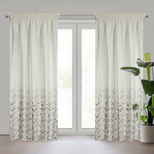 ArtFir Záves MARIELA P | krémová/šampaň 140 x 270 cm