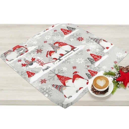 Bellatex Obrus ​​Vianočný škriatok, 50 x 50 cm