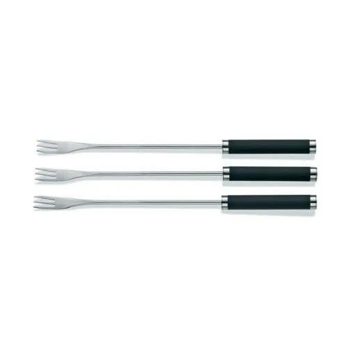 KELA Fondue set vidličiek Meyrin nerez / silikón, šedá 24,5cm