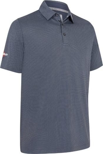 Callaway Odyssey Print Mens Caviar M Polo košeľa