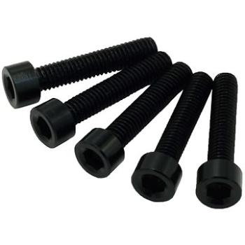 M-Style skrutky CNC 7075 M6 30 mm 5 ks čierne (4507-MS-045570)