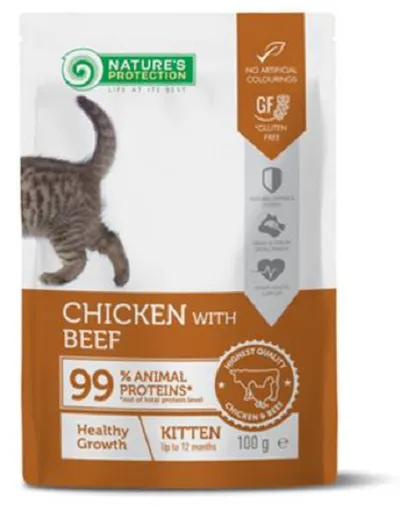 Natures Protection cat kitten chicken