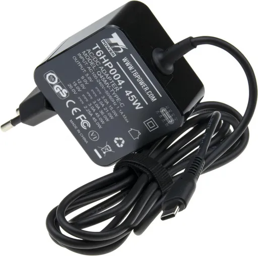 T6 Power univerzálny adaptér k notebooku, 45W, USB-C