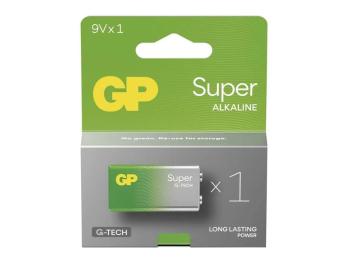 Batéria 6F22 (9V) alkalická GP Super 9V 1ks