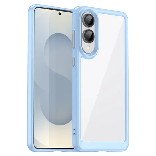 CRYSTAL Ochranný kryt pre Samsung Galaxy S25 Edge modrý