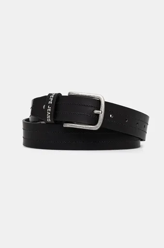 Kožený opasok Pepe Jeans ELMER BELT