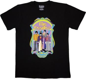 The Beatles Tričko Yellow Submarine Sub Band Frame v2 Unisex Black 2XL