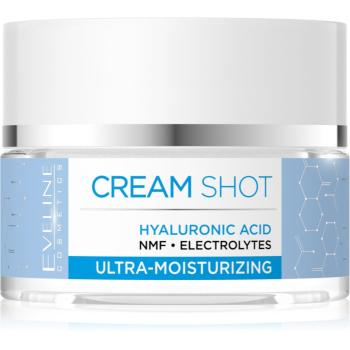 Eveline Cosmetics Cream Shot Hyaluronic Acid intenzivně hydratační krém pro suchou až velmi suchou pokožku 50 ml